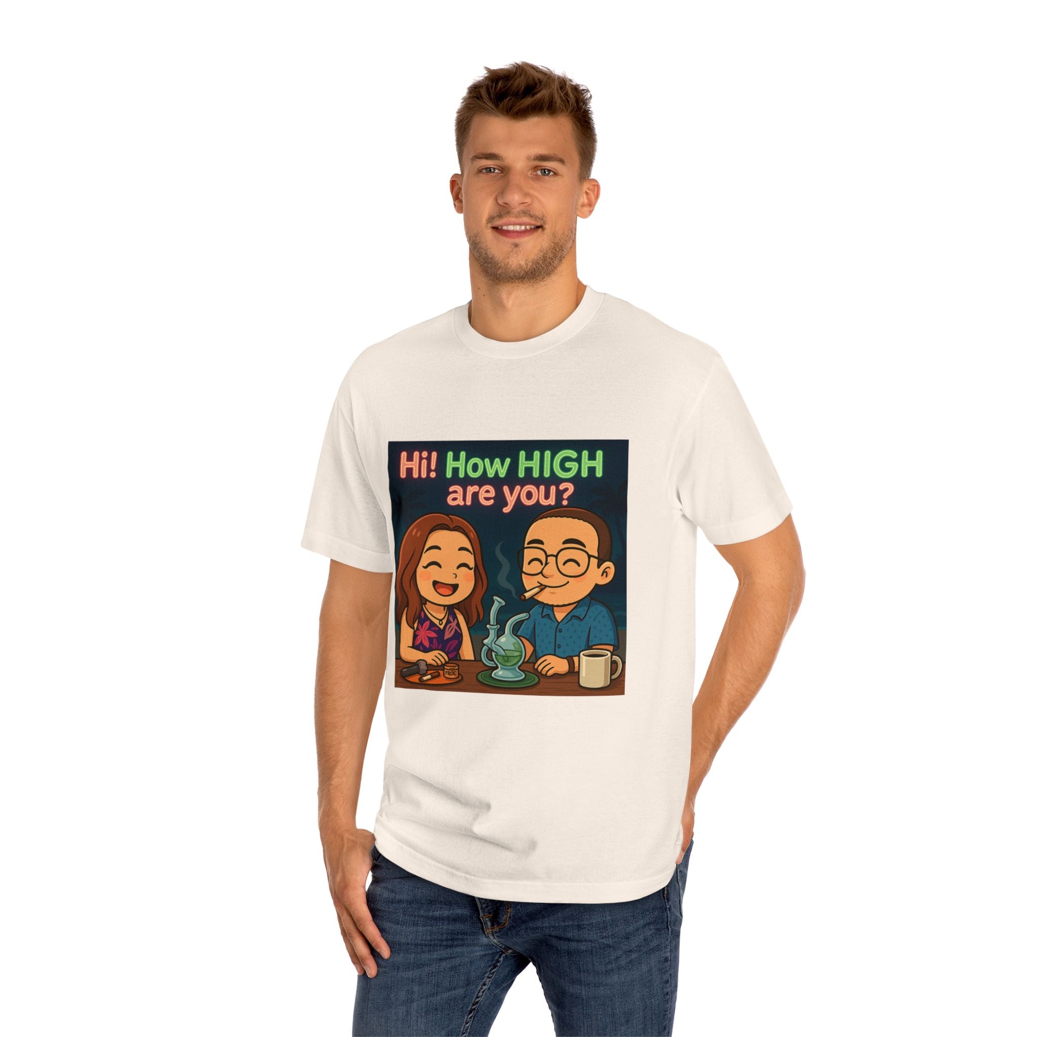Unisex Classic Tee - Fun & Chill Vibe, Perfect for Cannabis Enthusiasts, Casual Style, Great for Parties & Gatherings, Gift Idea