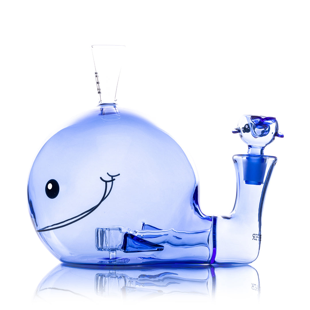 Hemper 6.25” XL Blue Whale Bong