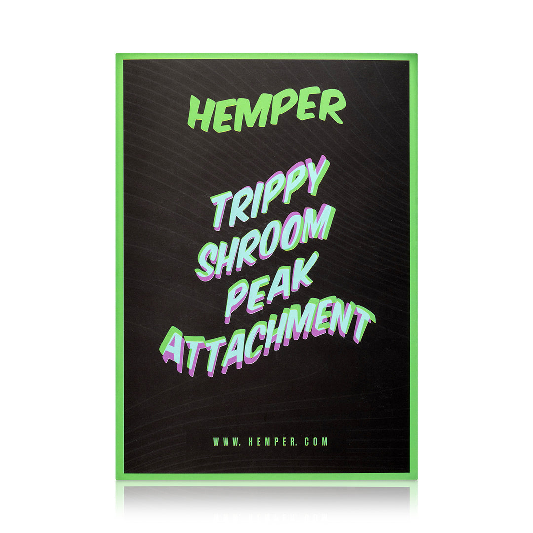 Hemper Trippy Shroom Puffco Peak Glass Top
