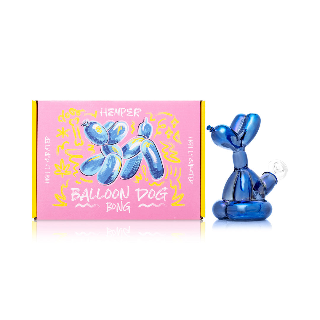 Hemper 5.5” Glass Balloon Dog Mini Bong
