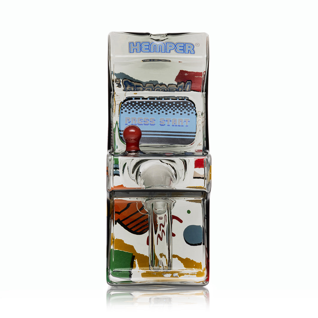 Hemper 5.5” Glass Arcade Mini Bong