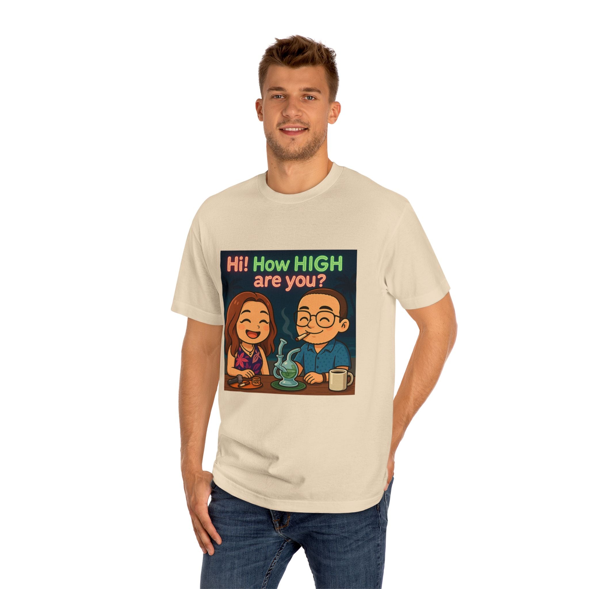 Unisex Classic Tee - Fun & Chill Vibe, Perfect for Cannabis Enthusiasts, Casual Style, Great for Parties & Gatherings, Gift Idea