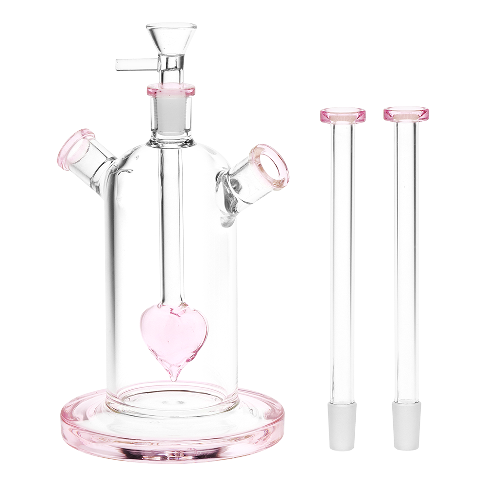 CaliConnected 7” Date Night Double Mouthpiece Bong